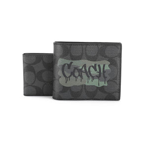 COACH set (Wallet & Card holder & Key chain)