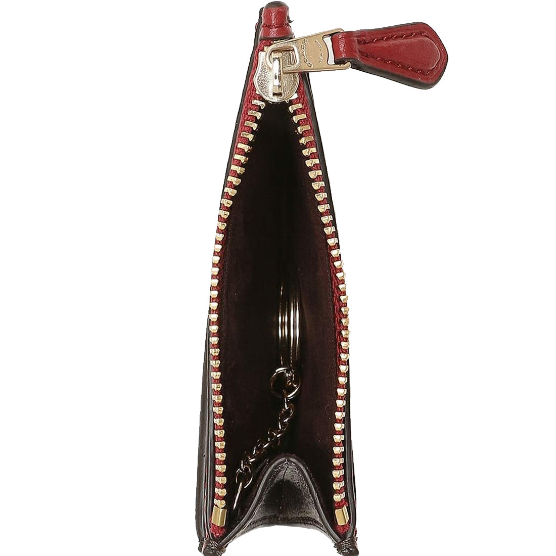 Coach Mini Skinny ID Case F88208 – Brown/1941 Red
