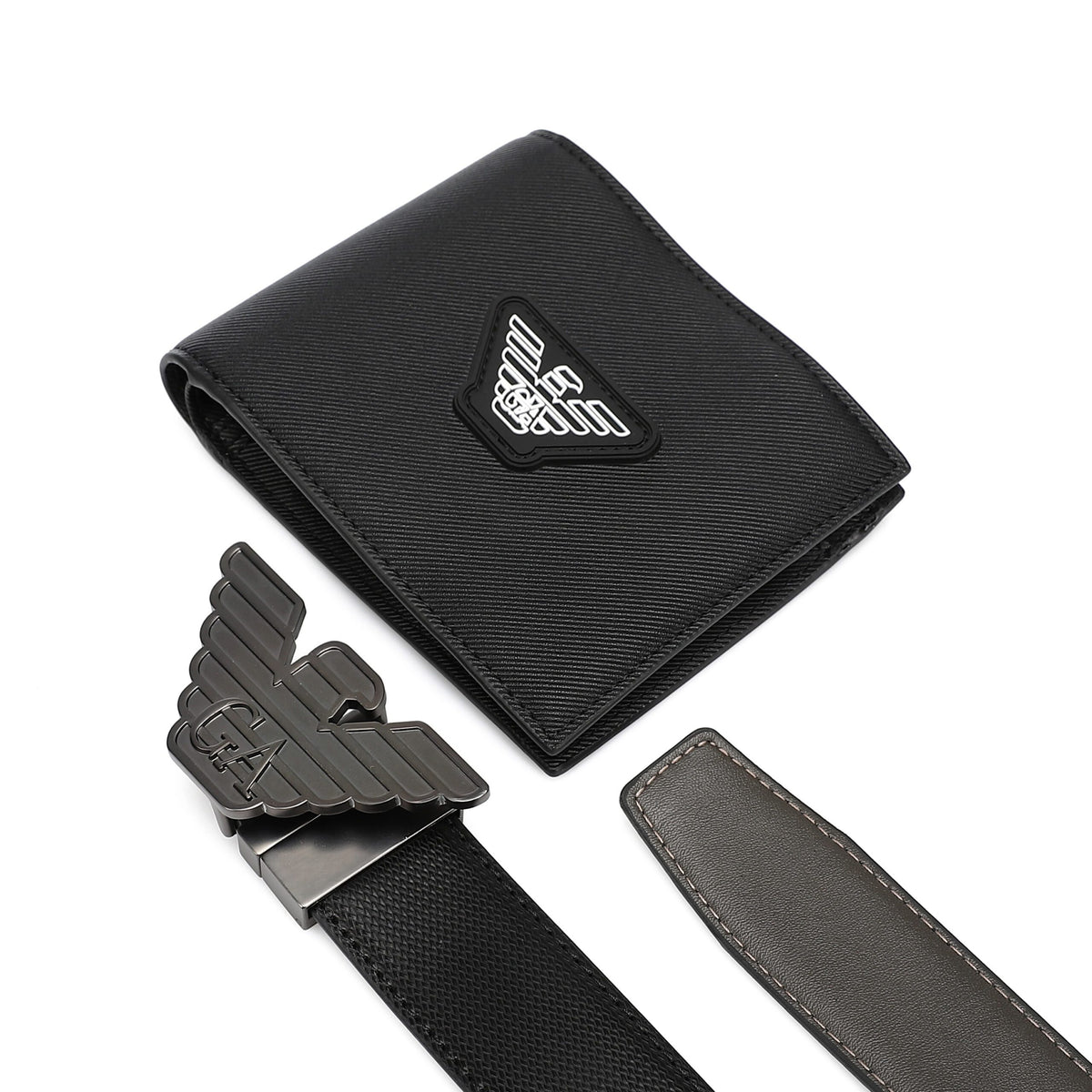 EMPORIO ARMANI set (Wallet & Belt)