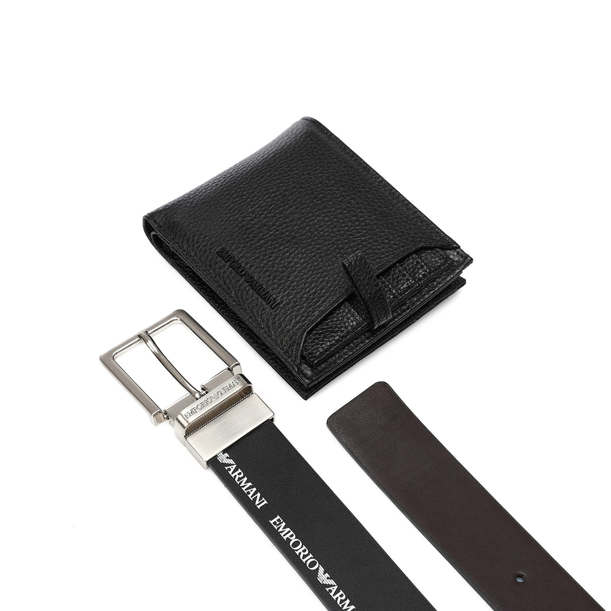 EMPORIO ARMANI set (Wallet & Belt)