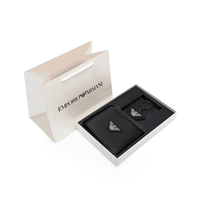 EMPORIO ARMANI set (Wallet & Key chain)