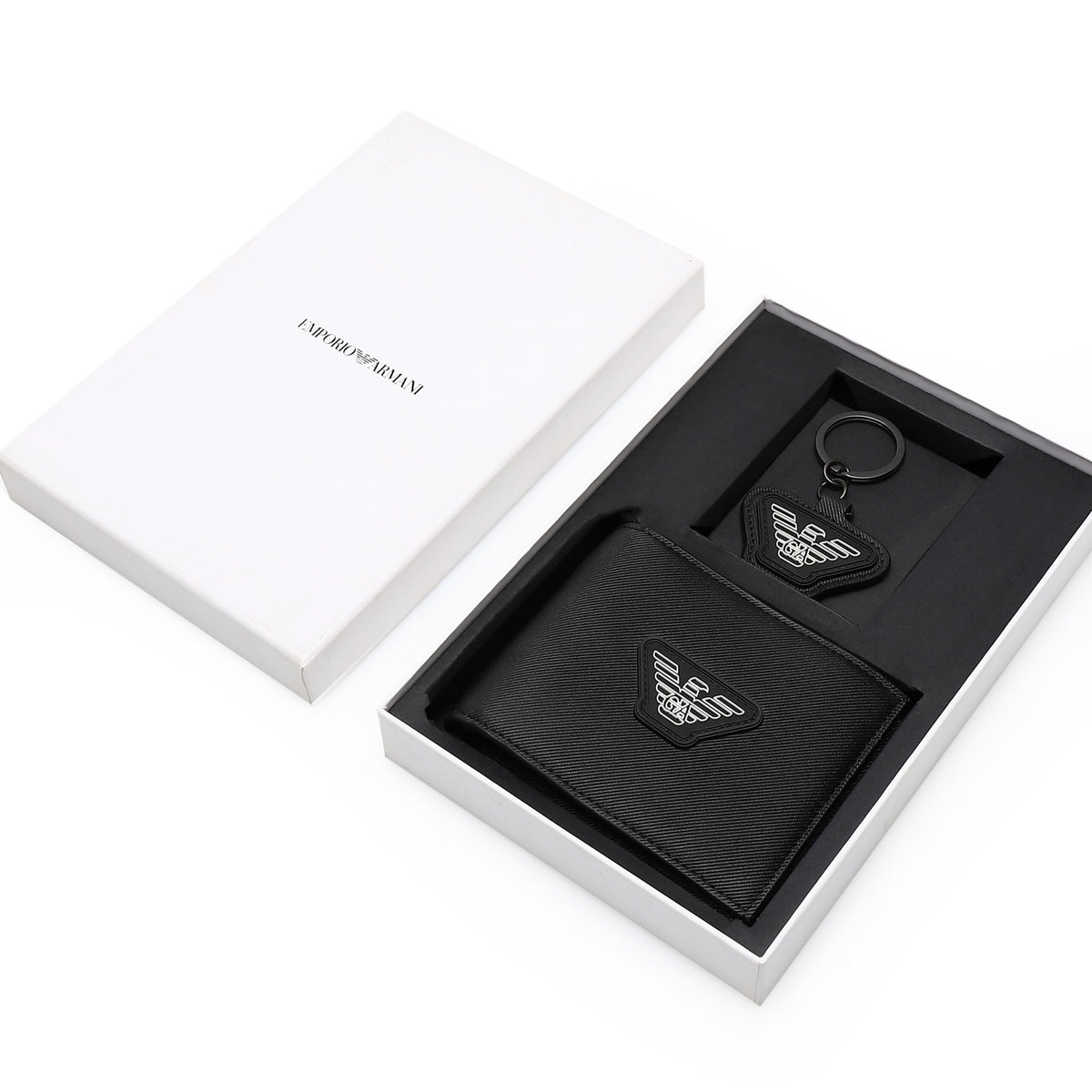 EMPORIO ARMANI set (Wallet & Key chain)
