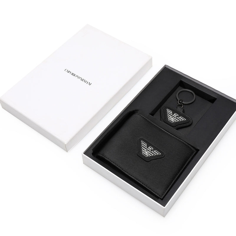 EMPORIO ARMANI set (Wallet & Key chain)