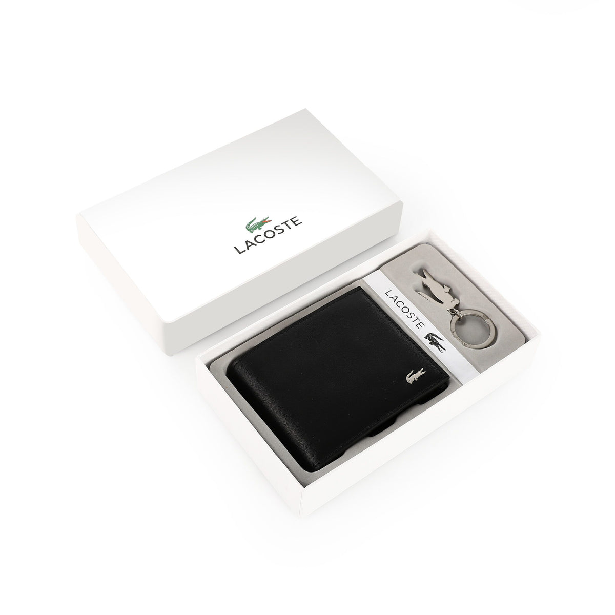 LACOSTE set (Wallet & Key chain)