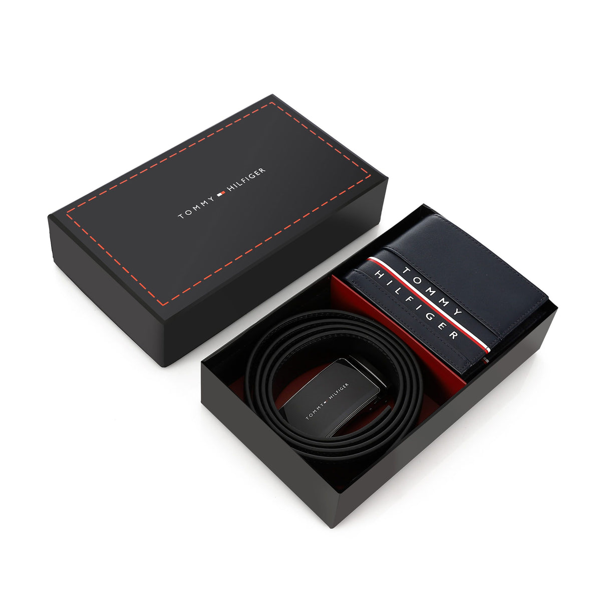 TOMMY HILFIGER set (Wallet & Belt)