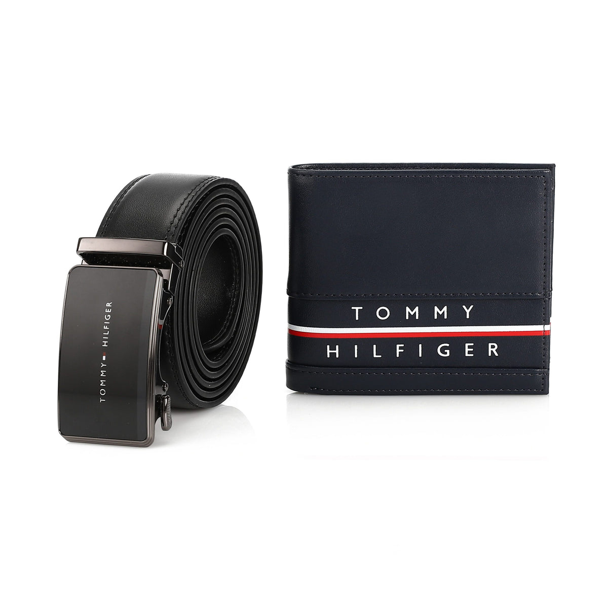 TOMMY HILFIGER set (Wallet & Belt)