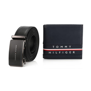 TOMMY HILFIGER set (Wallet & Belt)