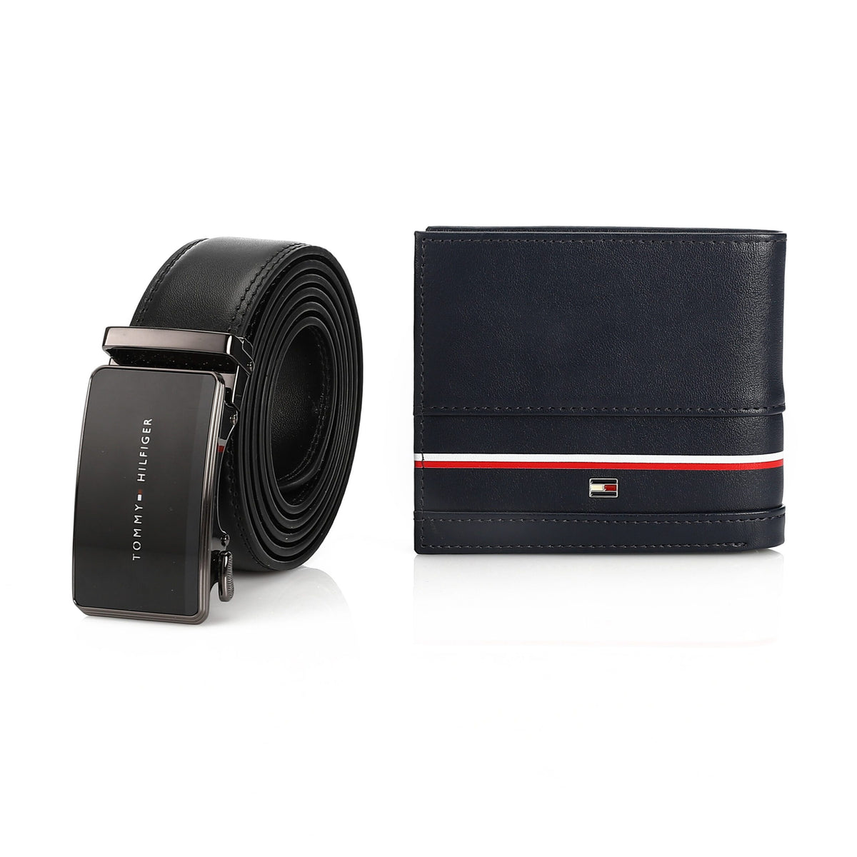 TOMMY HILFIGER set (Wallet & Belt)