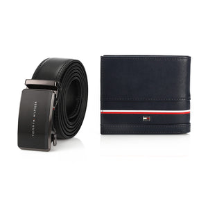 TOMMY HILFIGER set (Wallet & Belt)