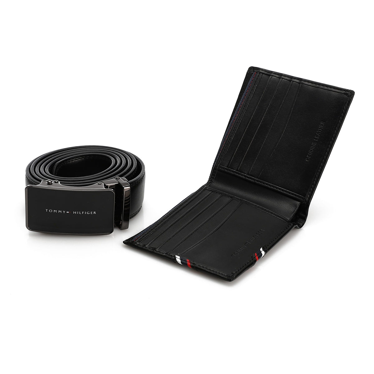 TOMMY HILFIGER set (Wallet & Belt)