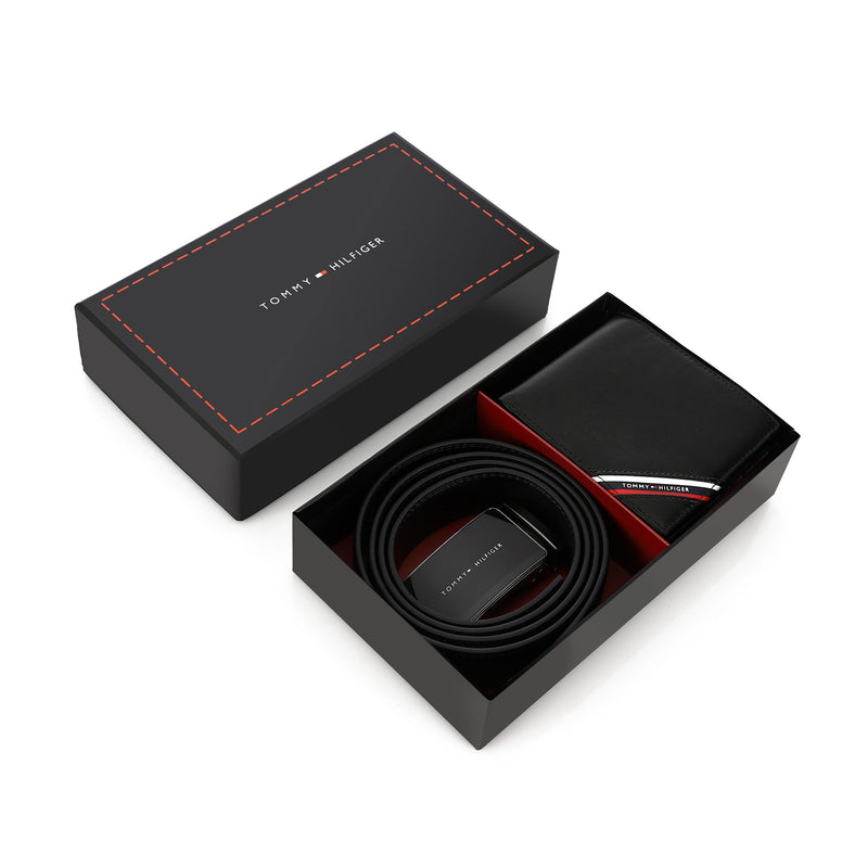 TOMMY HILFIGER set (Wallet & Belt)