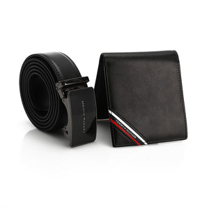 TOMMY HILFIGER set (Wallet & Belt)
