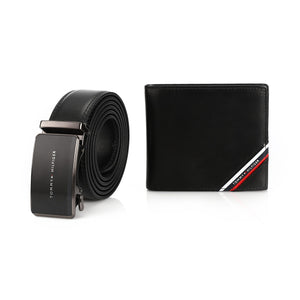 TOMMY HILFIGER set (Wallet & Belt)