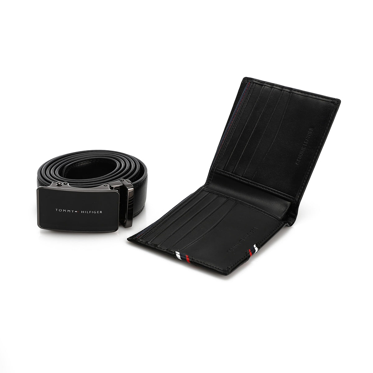 TOMMY HILFIGER set (Wallet & Belt)