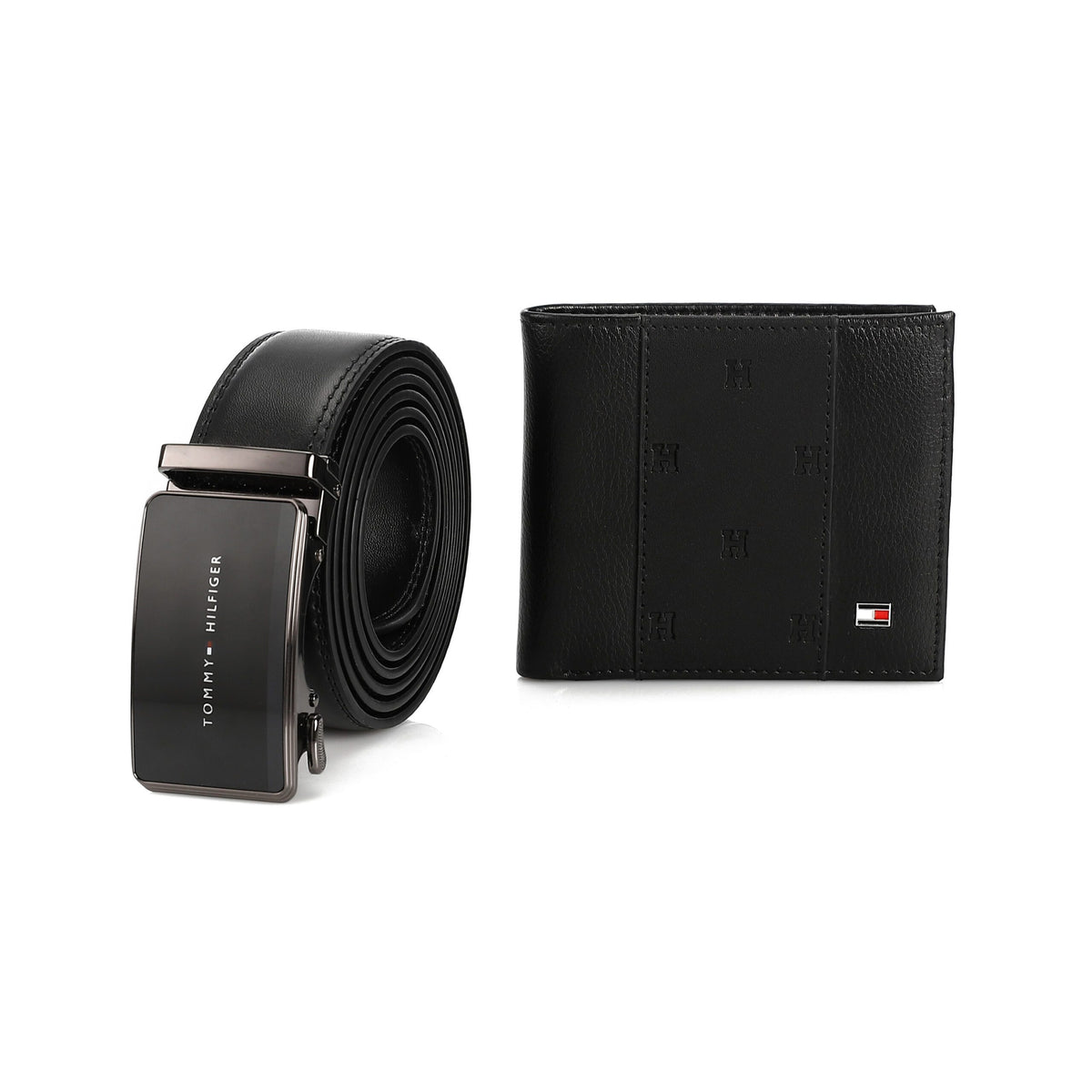 TOMMY HILFIGER set (Wallet & Belt)