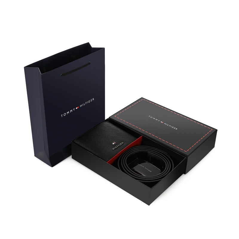 TOMMY HILFIGER set (Wallet & Belt)