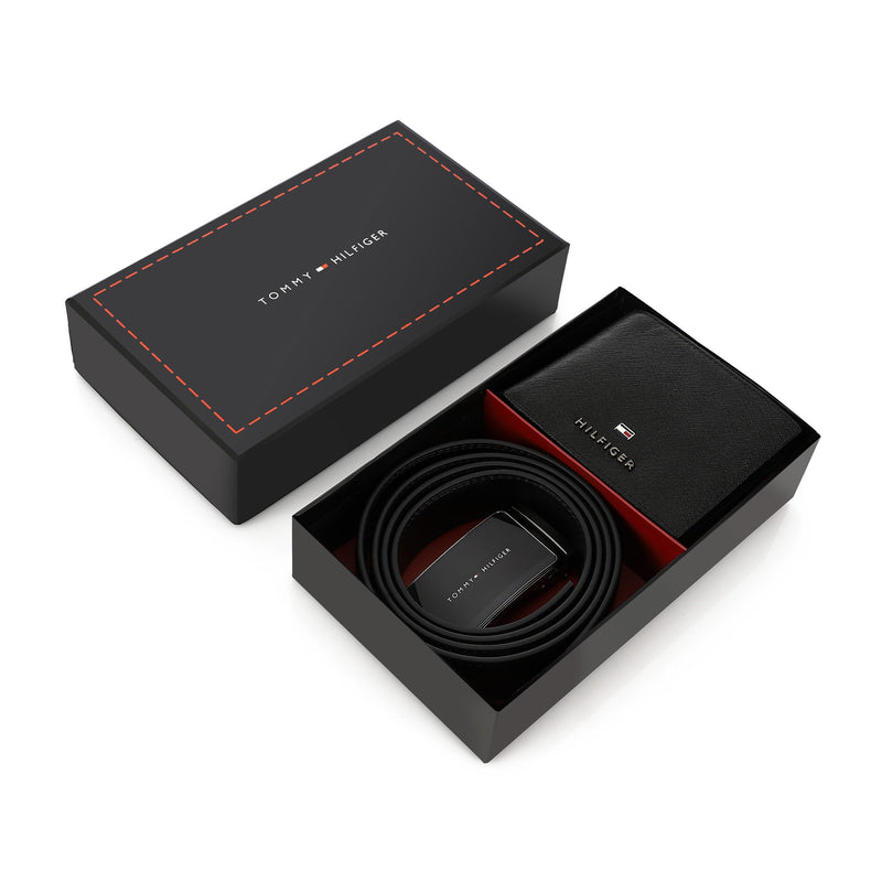 TOMMY HILFIGER set (Wallet & Belt)