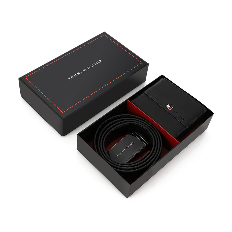 TOMMY HILFIGER set (Wallet & Belt)