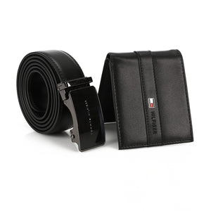 TOMMY HILFIGER set (Wallet & Belt)