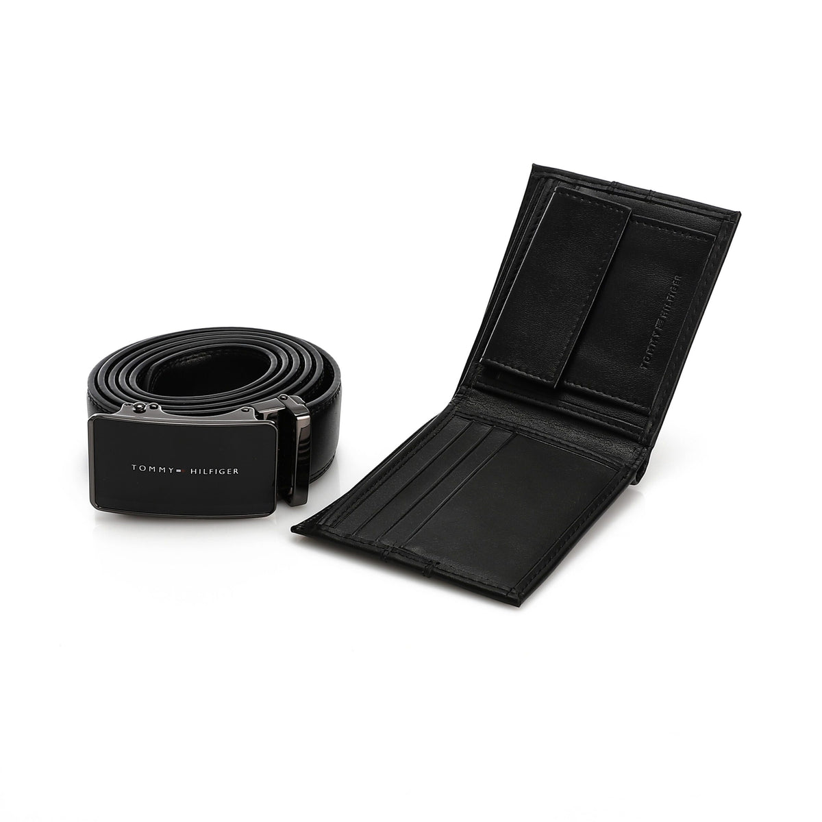 TOMMY HILFIGER set (Wallet & Belt)