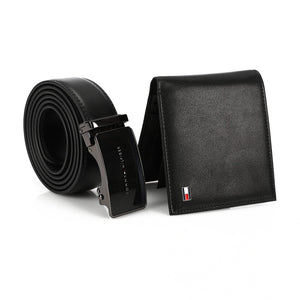 TOMMY HILFIGER set (Wallet & Belt)