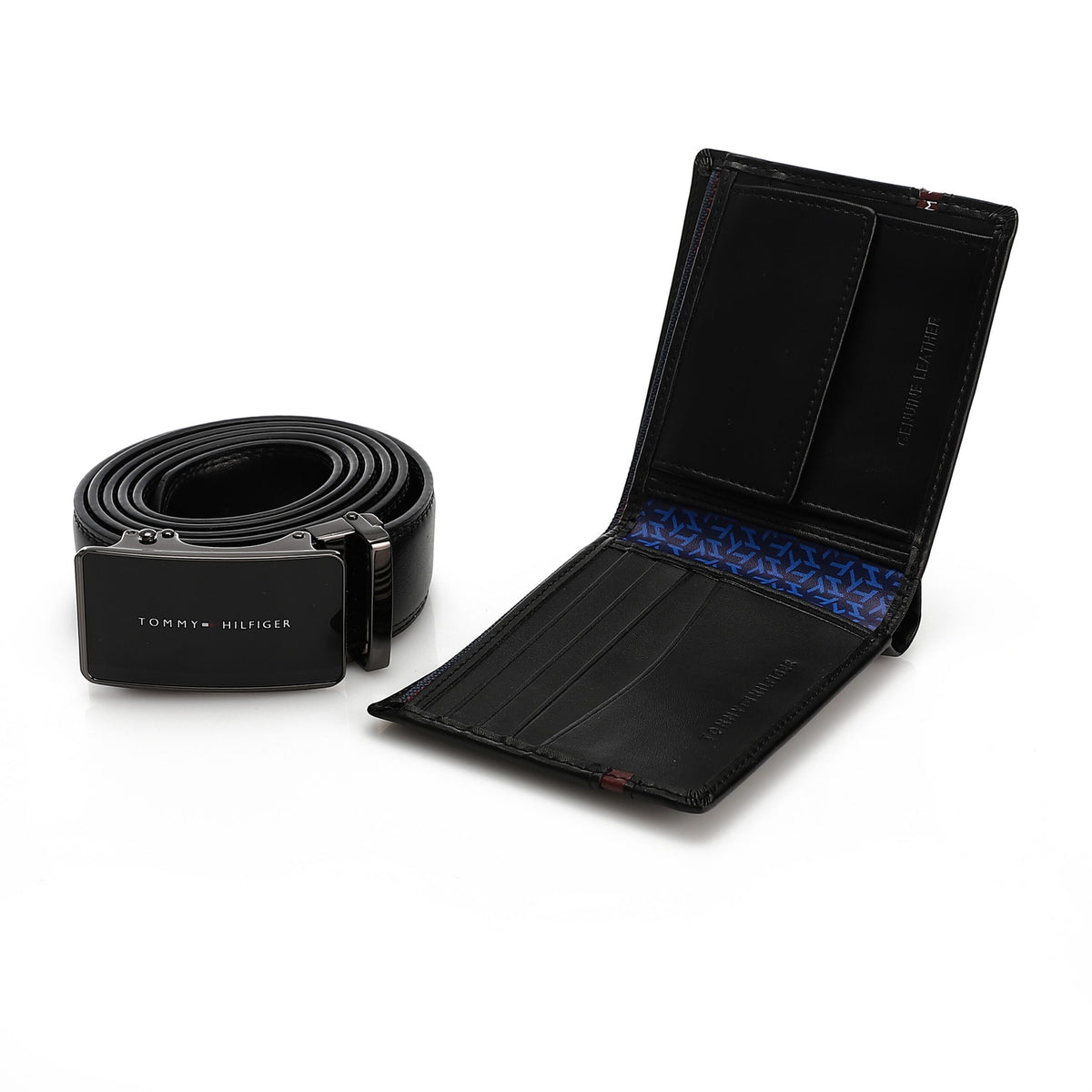 TOMMY HILFIGER set (Wallet & Belt)
