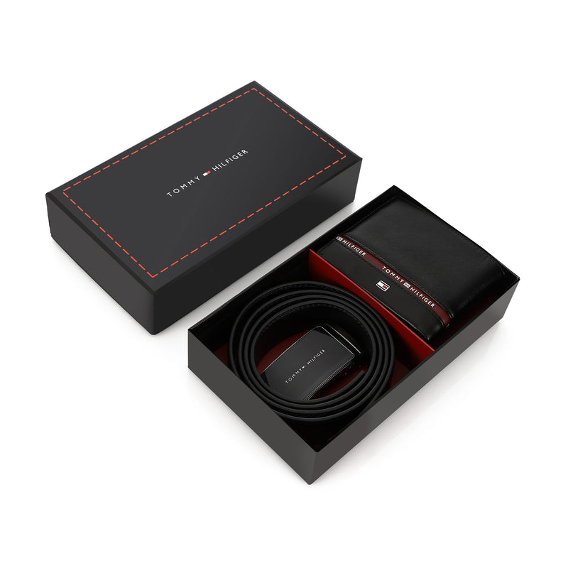 TOMMY HILFIGER set (Wallet & Belt)