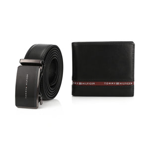 TOMMY HILFIGER set (Wallet & Belt)