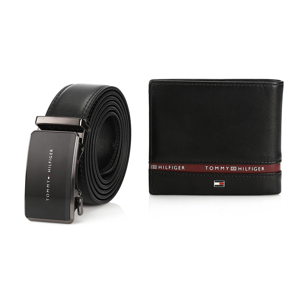 TOMMY HILFIGER set (Wallet & Belt)
