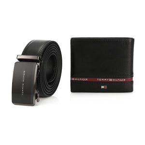 TOMMY HILFIGER set (Wallet & Belt)
