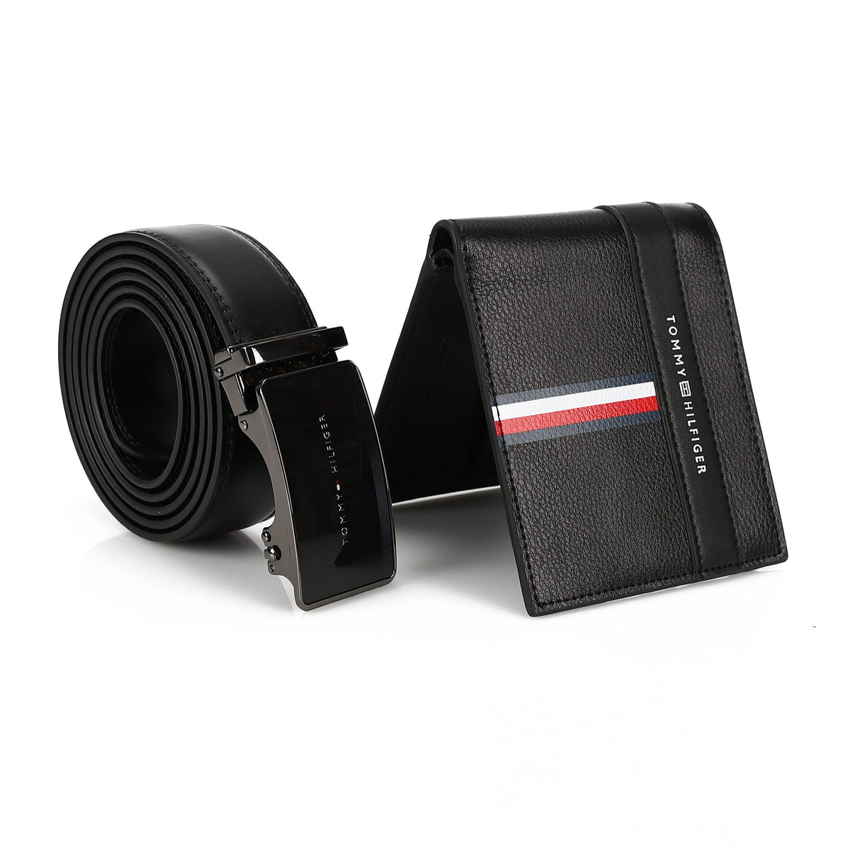 TOMMY HILFIGER set (Wallet & Belt)