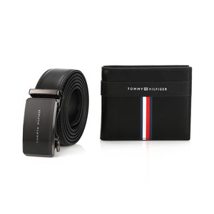 TOMMY HILFIGER set (Wallet & Belt)