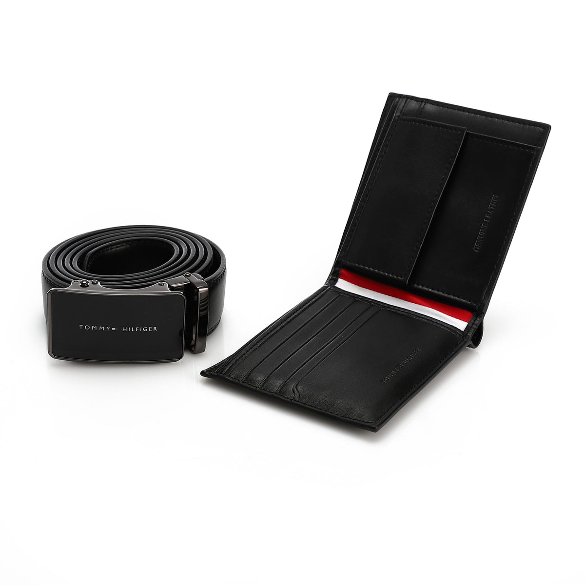 TOMMY HILFIGER set (Wallet & Belt)