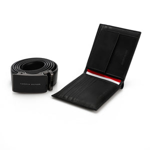 TOMMY HILFIGER set (Wallet & Belt)