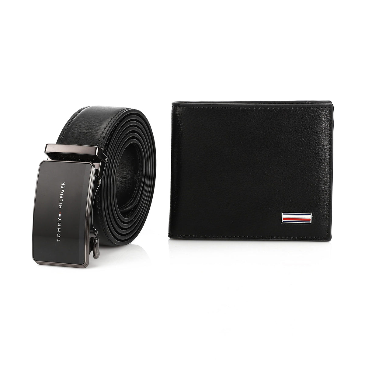 TOMMY HILFIGER set (Wallet & Belt)
