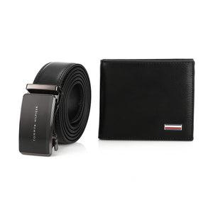 TOMMY HILFIGER set (Wallet & Belt)