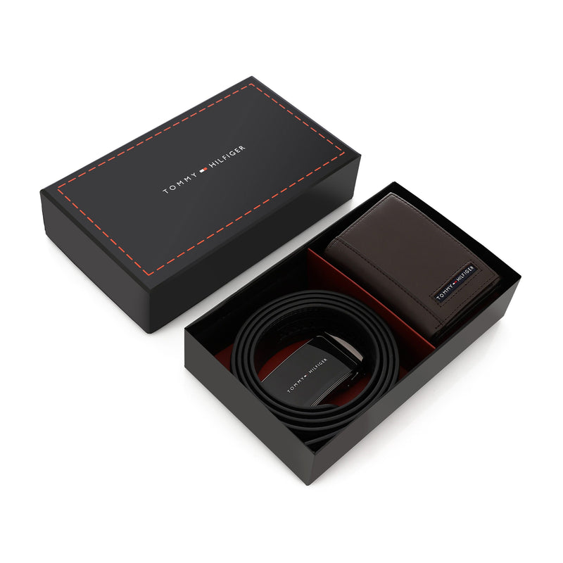 TOMMY HILFIGER set (Wallet & Belt)