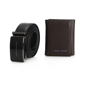 TOMMY HILFIGER set (Wallet & Belt)