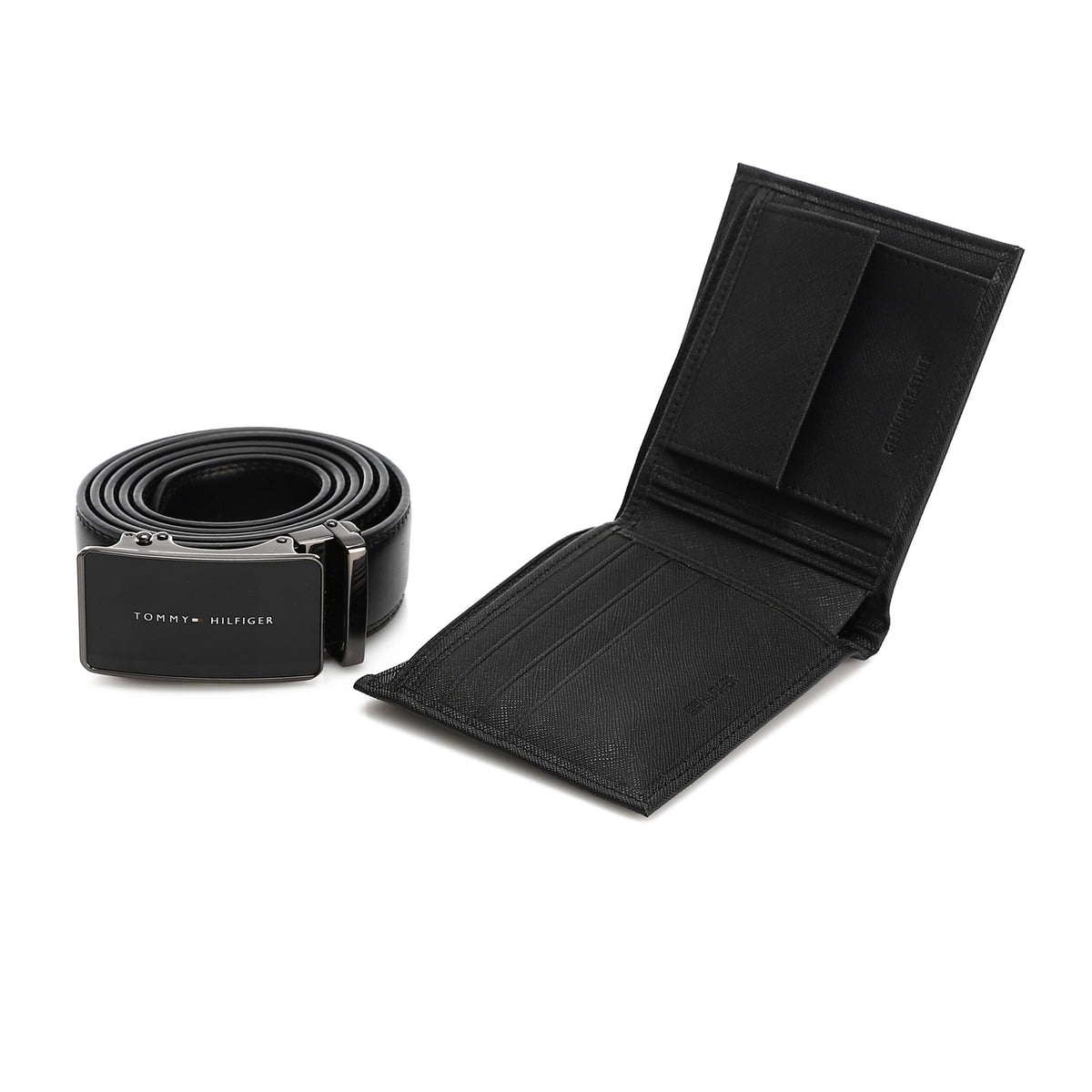TOMMY HILFIGER set (Wallet & Belt)