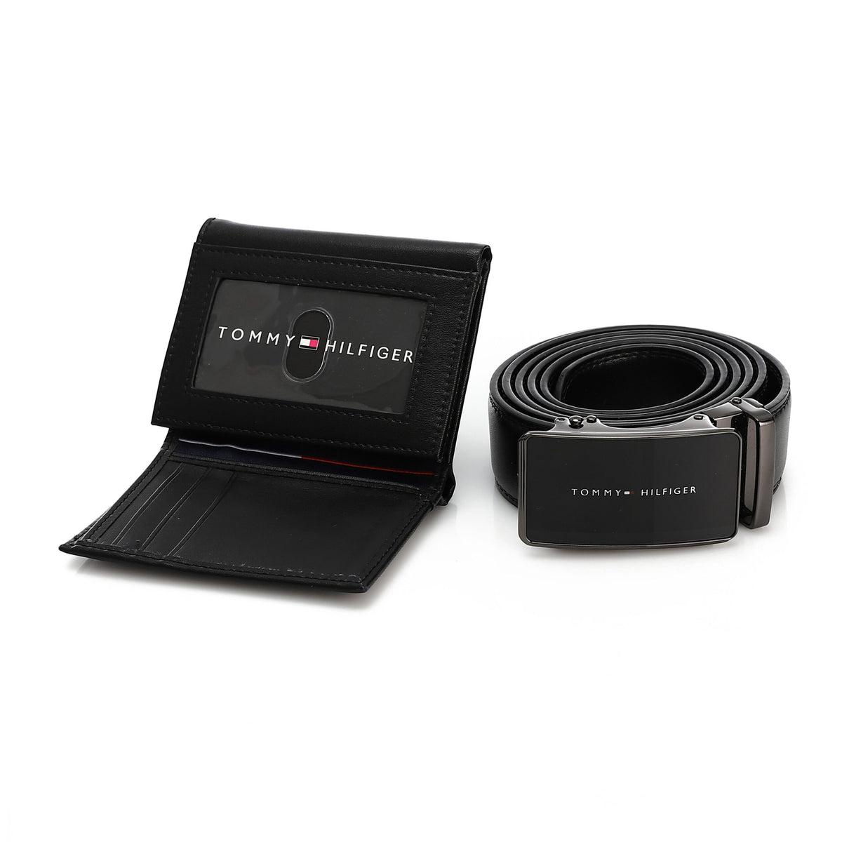 TOMMY HILFIGER set (Wallet & Belt)