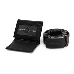TOMMY HILFIGER set (Wallet & Belt)
