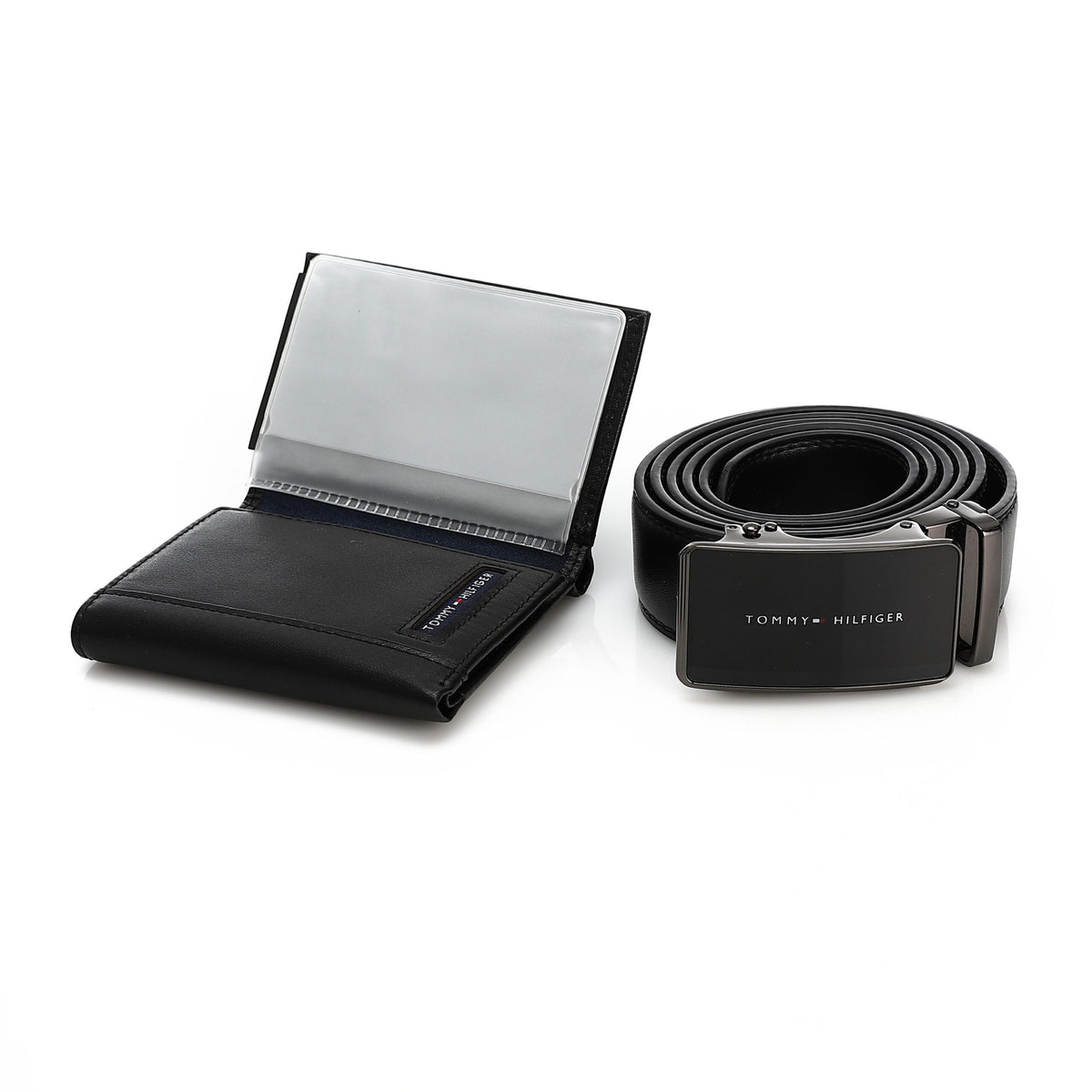 TOMMY HILFIGER set (Wallet & Belt)