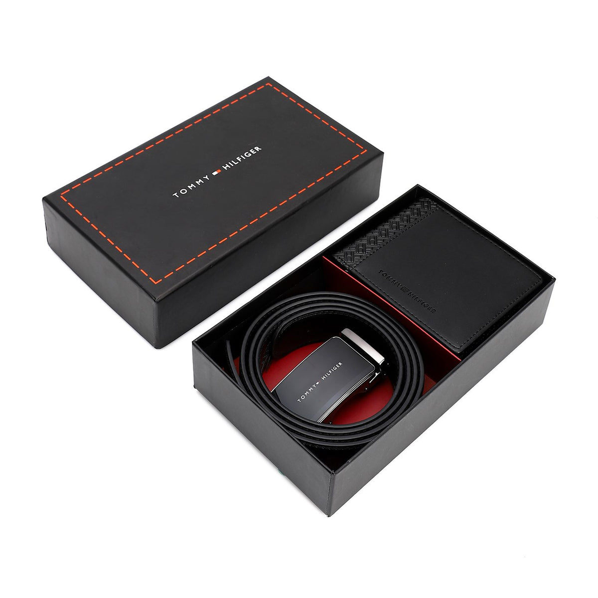 TOMMY HILFIGER set (Wallet & Belt)
