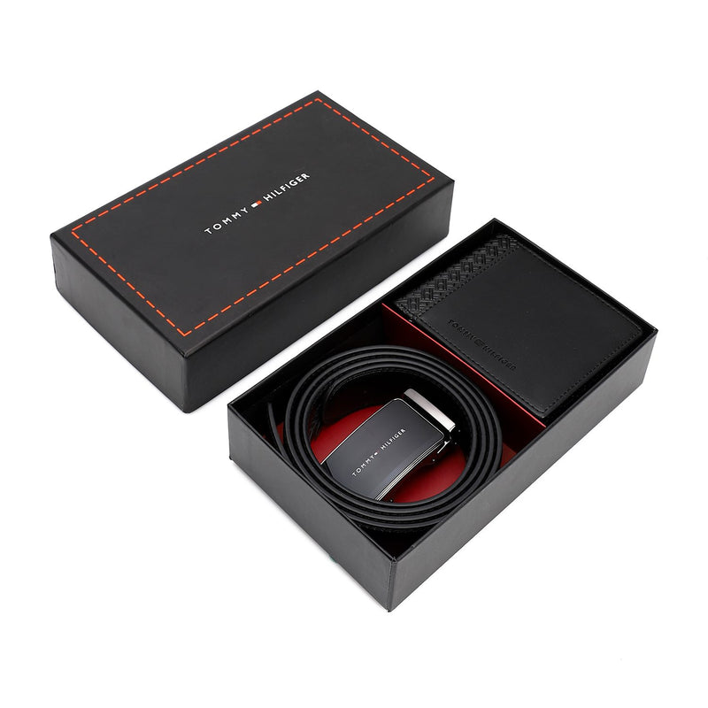 TOMMY HILFIGER set (Wallet & Belt)