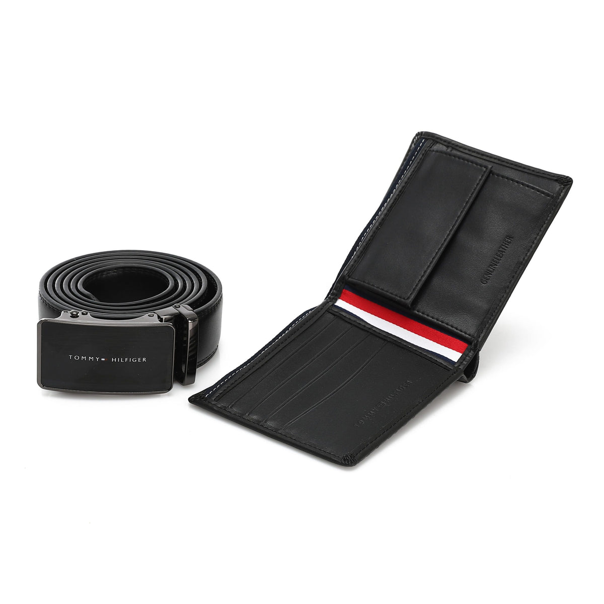 TOMMY HILFIGER set (Wallet & Belt)