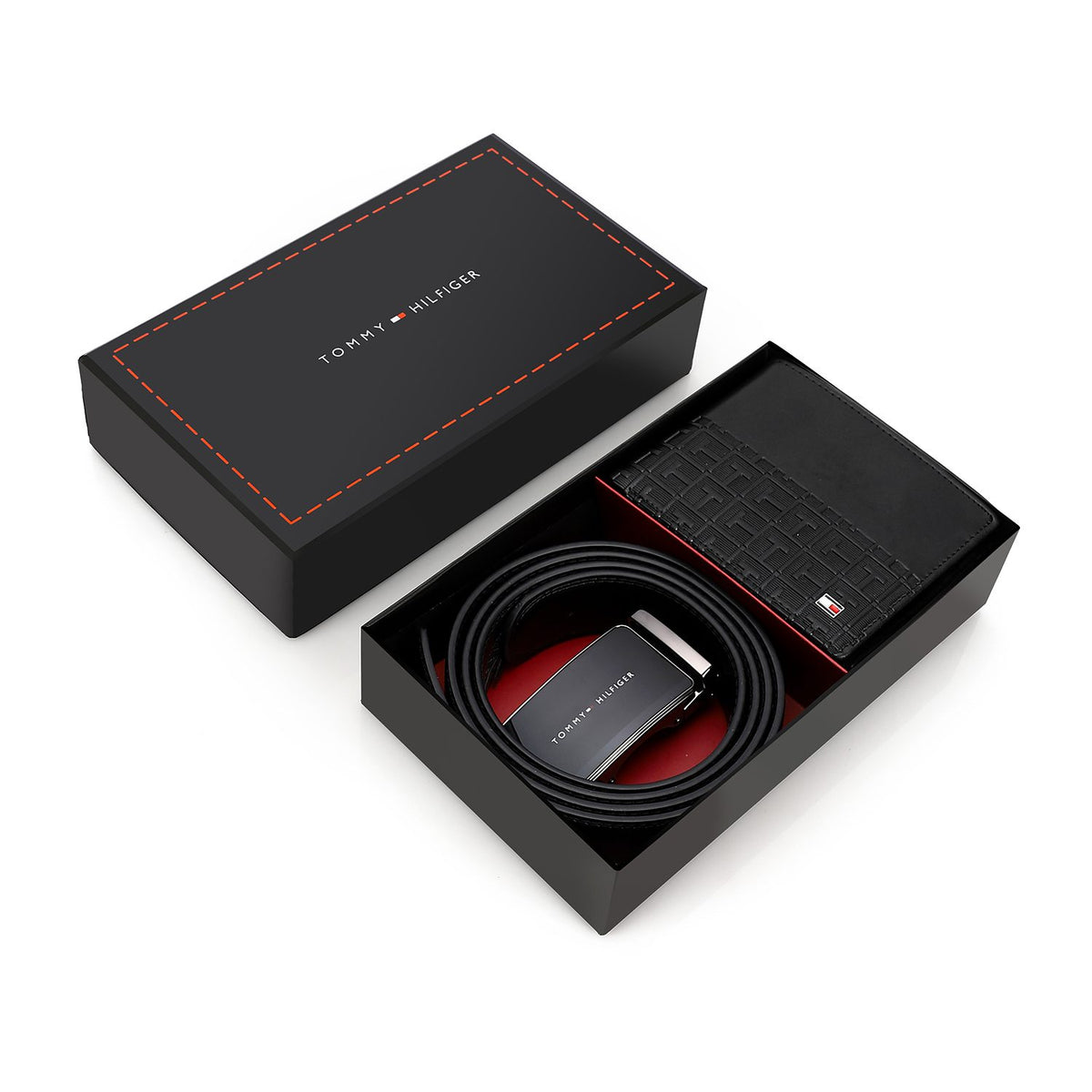 TOMMY HILFIGER set (Wallet & Belt)