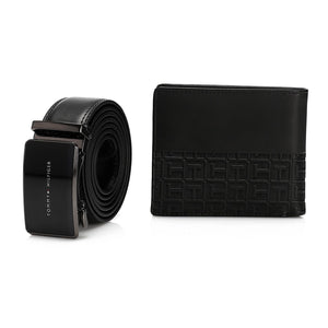 TOMMY HILFIGER set (Wallet & Belt)
