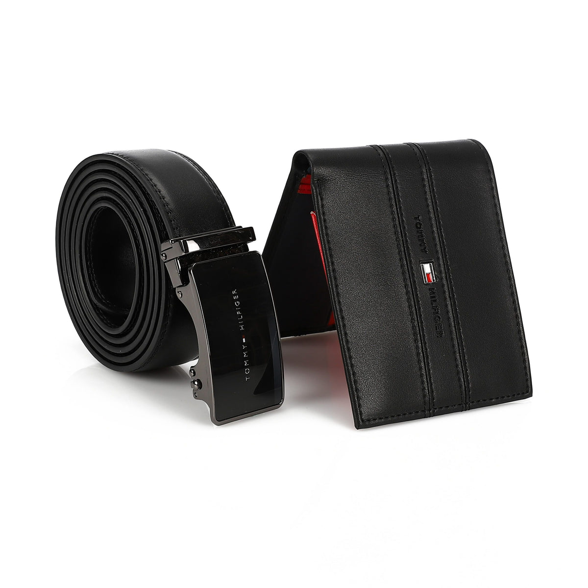 TOMMY HILFIGER set (Wallet & Belt)