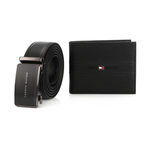 TOMMY HILFIGER set (Wallet & Belt)