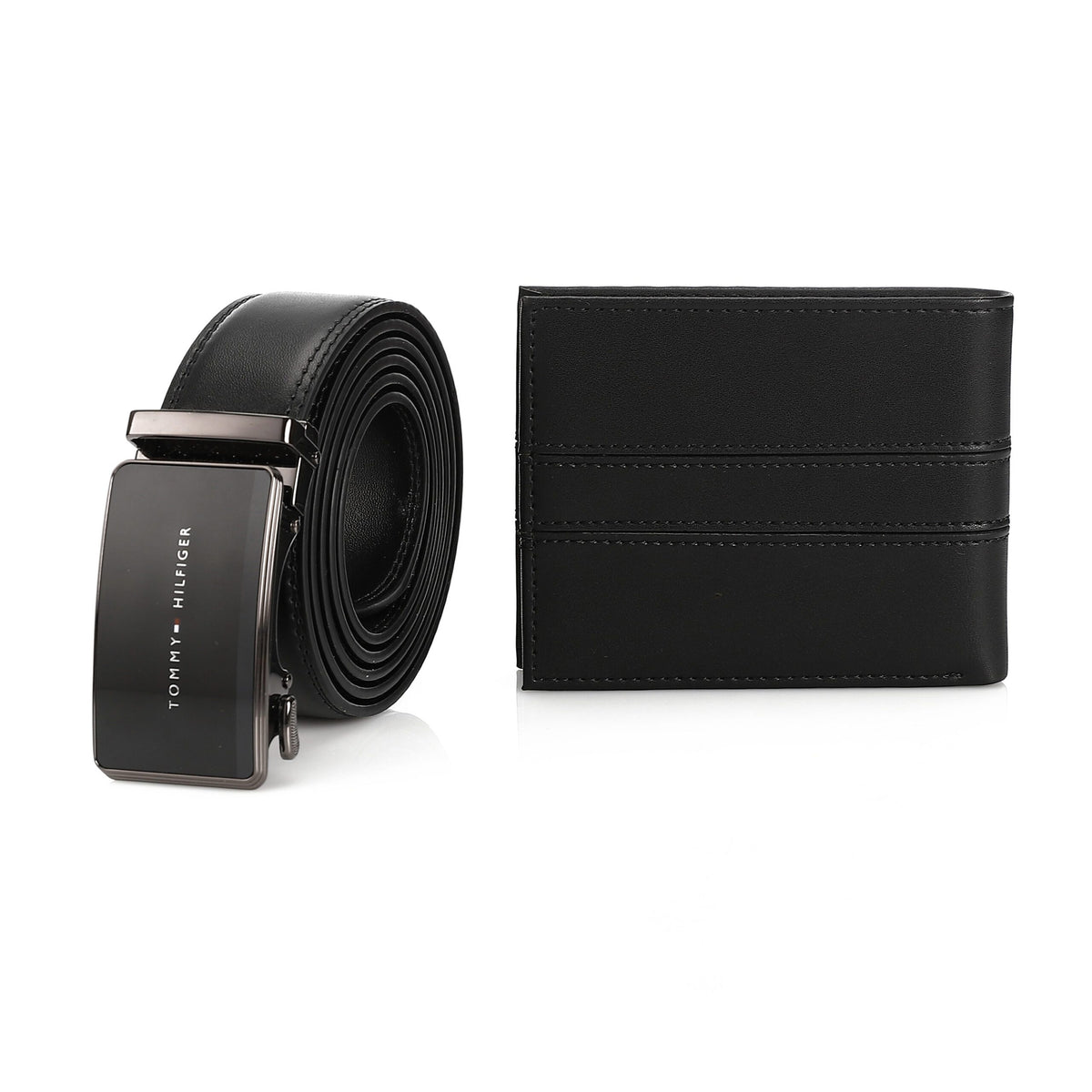TOMMY HILFIGER set (Wallet & Belt)